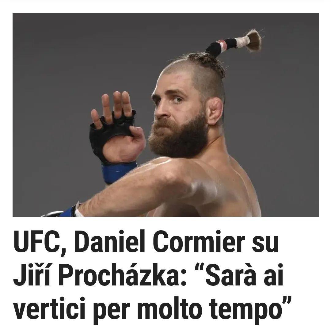 Daniel Cormier pronostica un futuro vincente e duraturo per il neocampione dei massimi leggeri UFC, Jiří Procházka.

Articolo completo su www.tuttomma.it